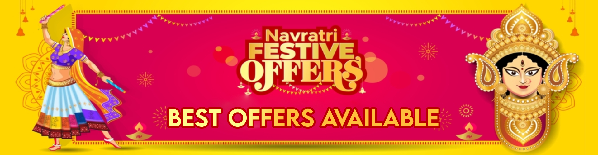 World Mart Export navratri banner