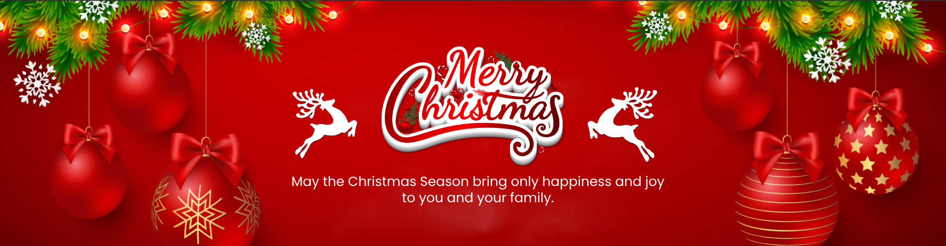 World Mart Export Christmas banner