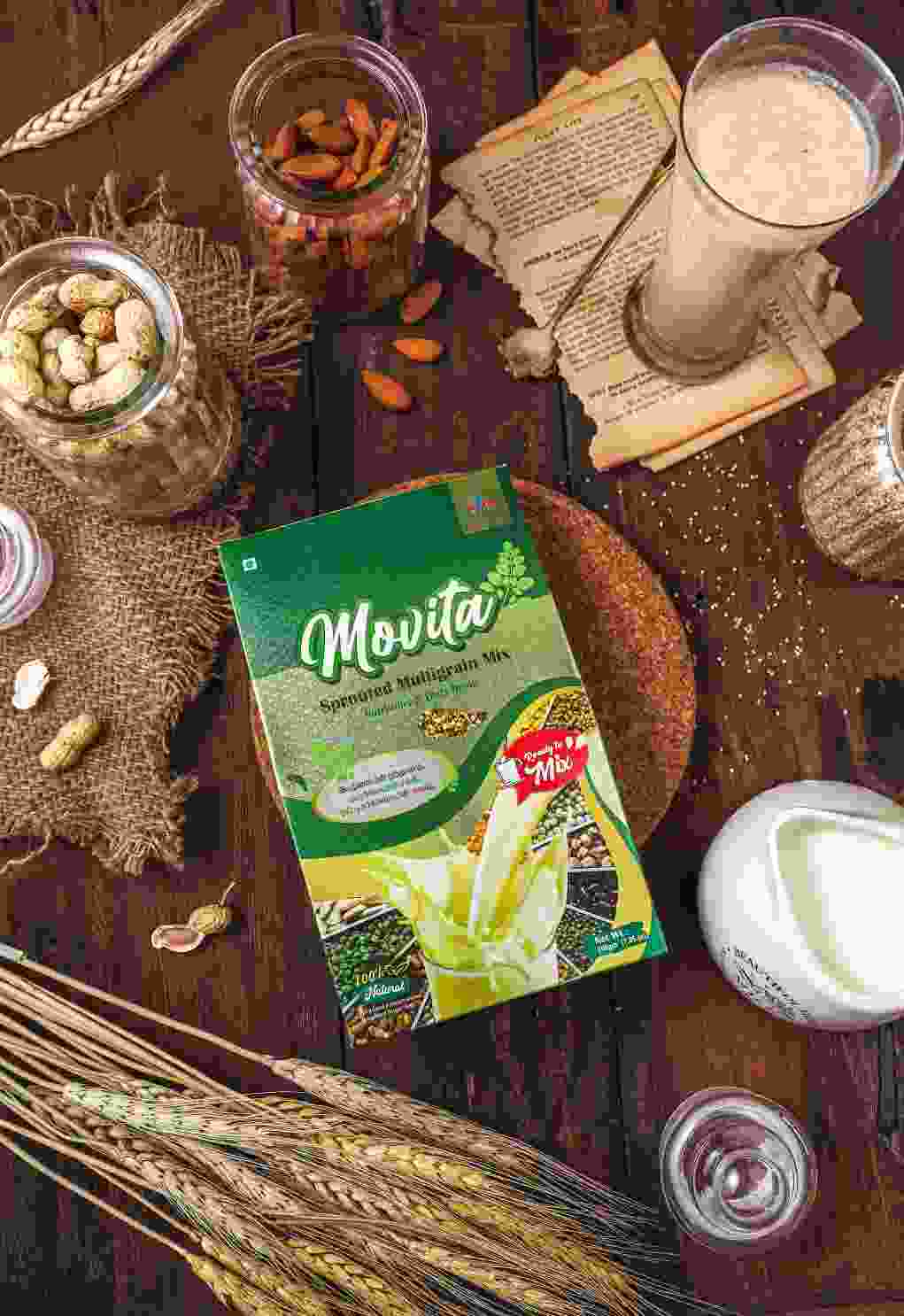 Movita Spourated Energy Powder with pure choco flavour