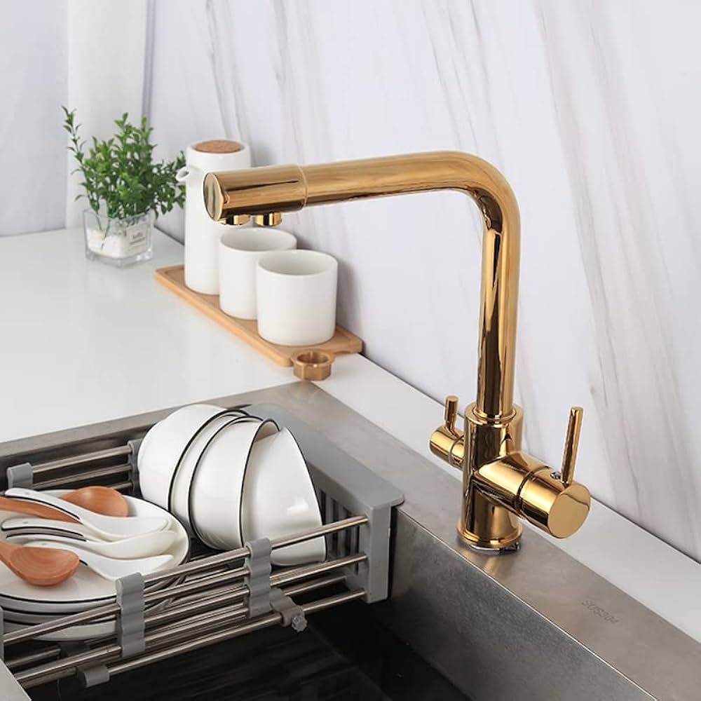 Brass Kitchen Faucet
