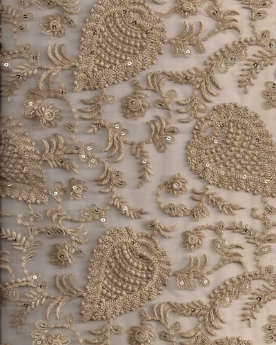 Embroidered Net Fabrics