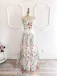 Embroidered Wedding Dress