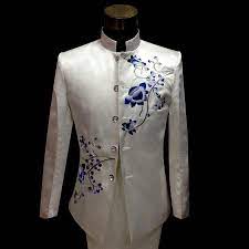 Embroidered Wedding Suits