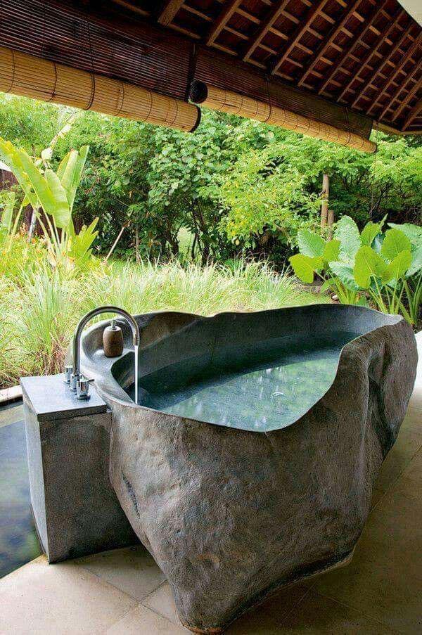 Stone Bathtub