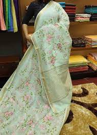 Linen Silk Saree