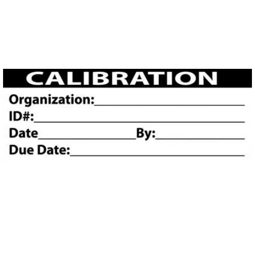Calibration Labels
