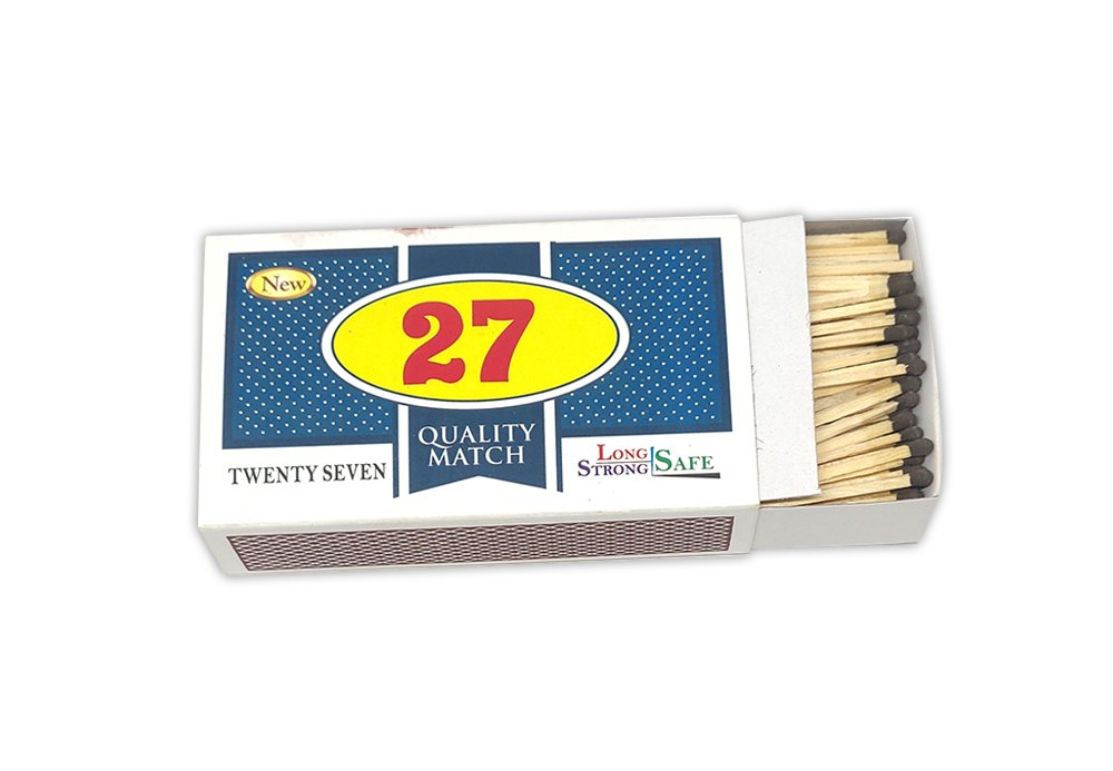 Carbonized Safety Matches