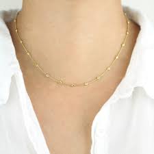 Gold Beaded Chains