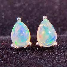 Opal Stone Earring