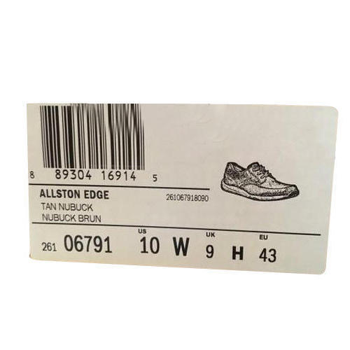 Footwear Label