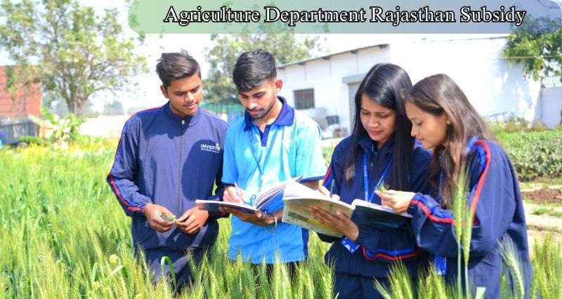 Agriculture Department Rajasthan Subsidy - 2024